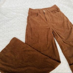 brown corduroy pants